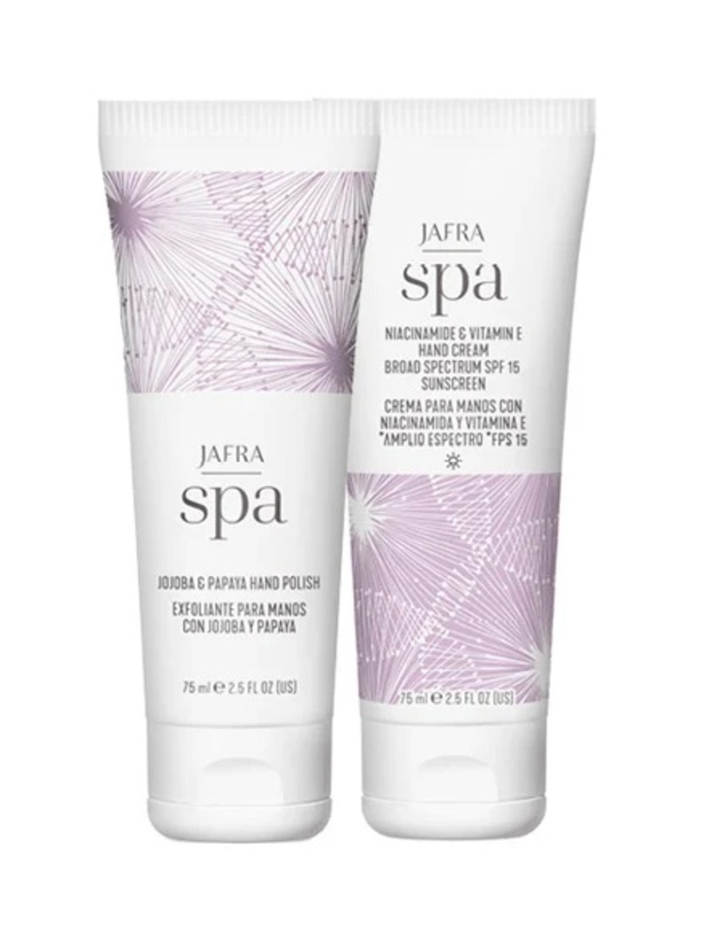 Jafra Spa Hand Cream & Hand Polish Set - Lavender White